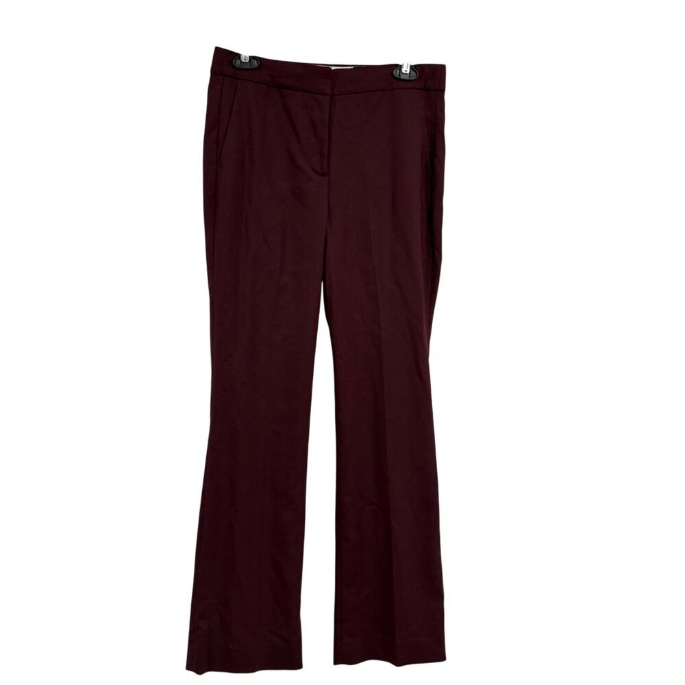 J.Crew Willa Full-Length Flare Pant in Italian City Wool Blend for Women Size 6